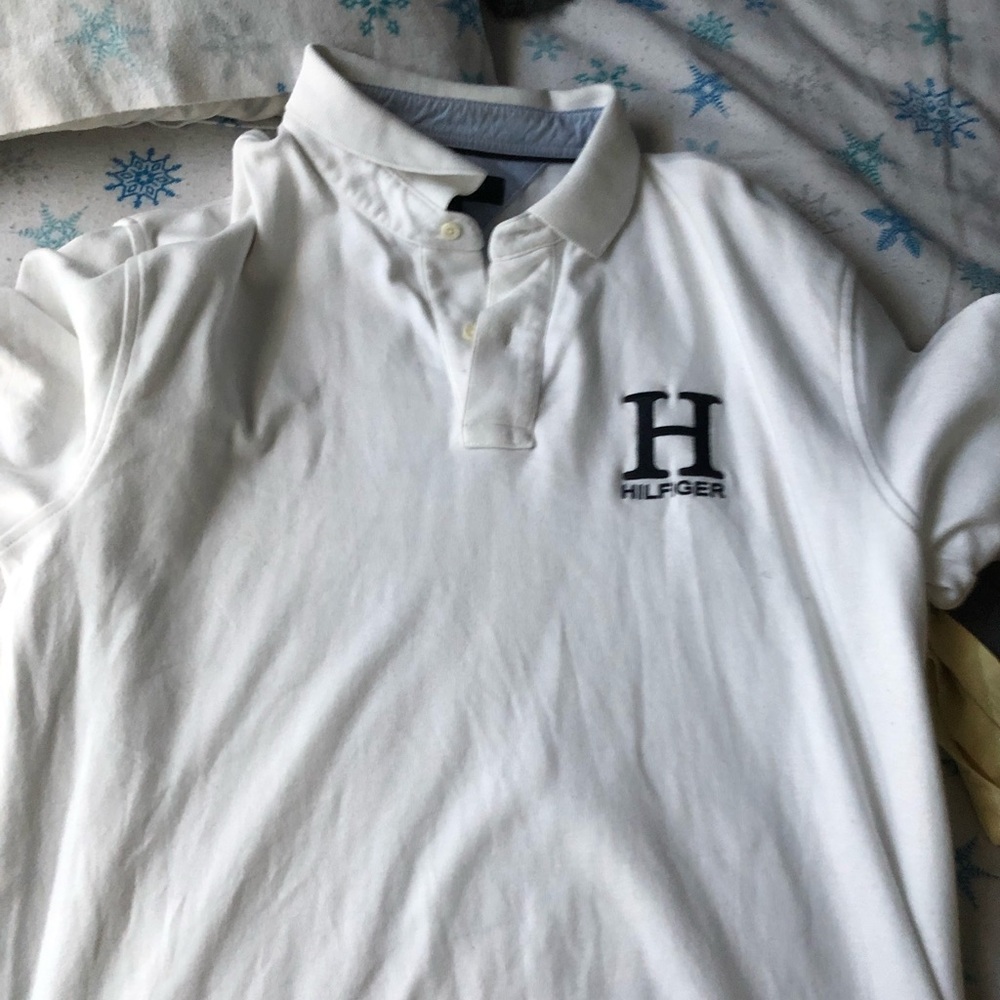 Tommy Hilfiger white polo